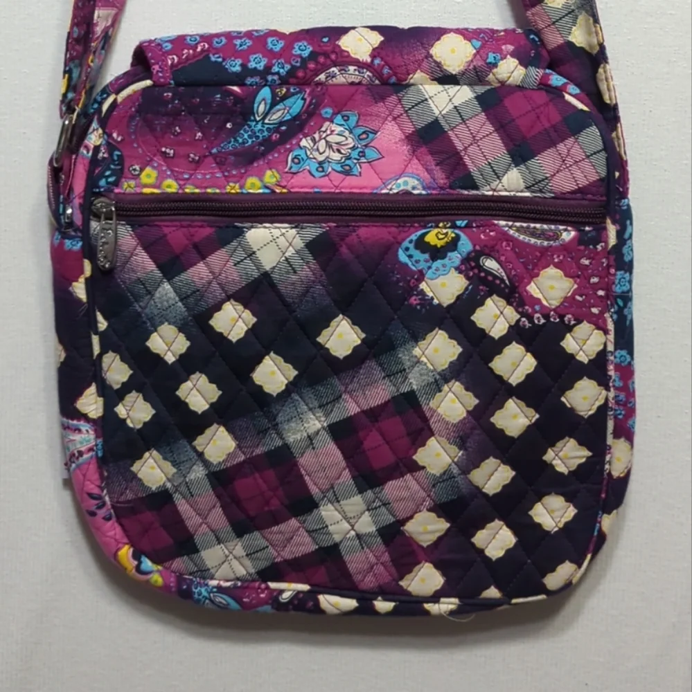 Belvah‎ purple Paisley crossbody bag - Picture 7 of 9
